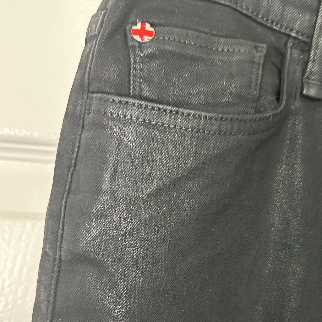 Hudson Noa High Rise Straight Crop Jeans In Stellar Black Women’s Size 29 Nwt — image 8 of 8
